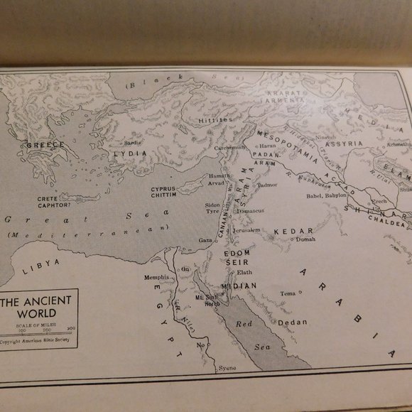 Holy Bible Old and New Testaments American Bible Society 1939 with Maps - Picture 6 of 12